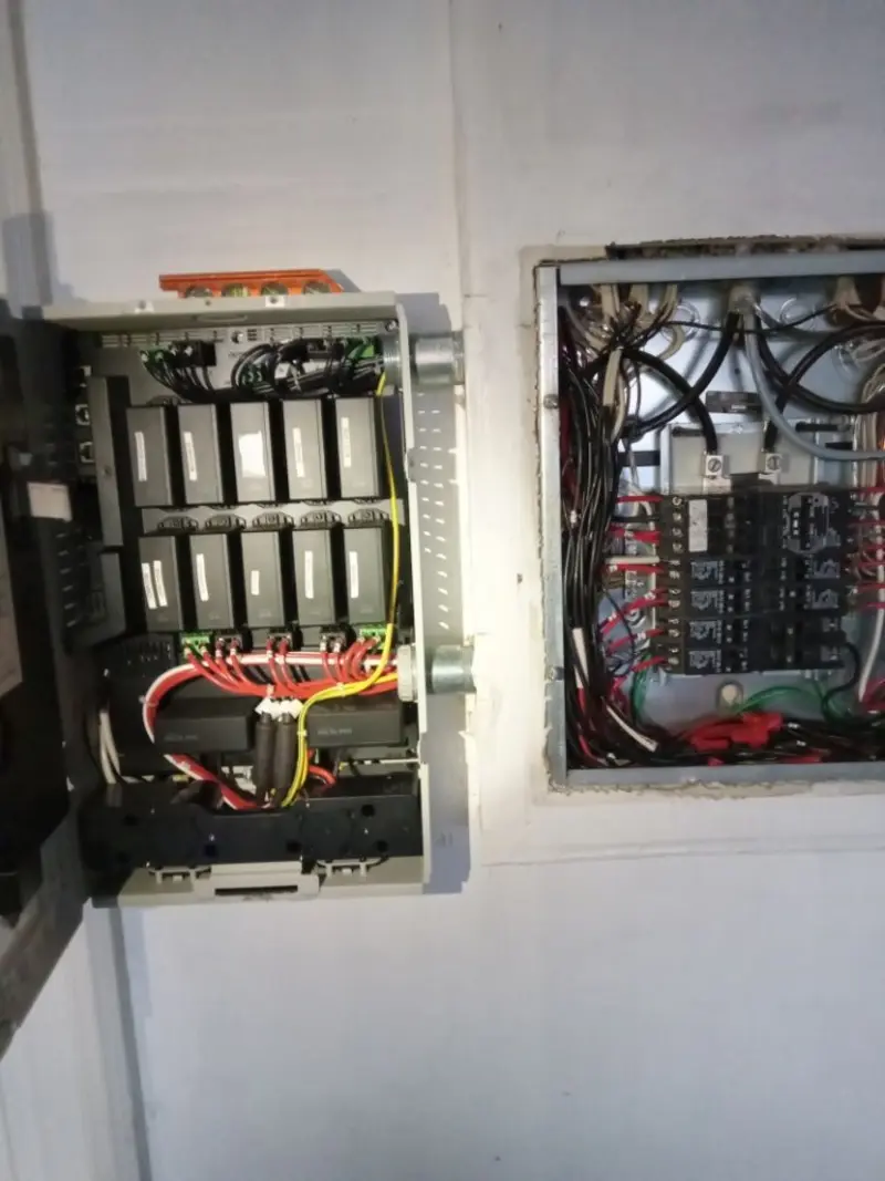 Electrical panel upgrade completed for Ring Doorbell Installation in Friendship Heights Village